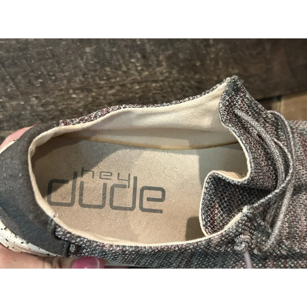 Women's Hey Dude Wendy Sox Antique Rose‎ Shoes, Size 9